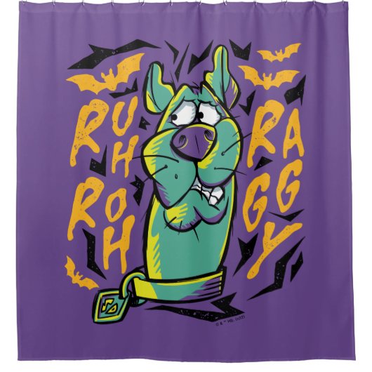 スクービードゥー | Ruh Roh Raggy シャワーカーテン (正面)