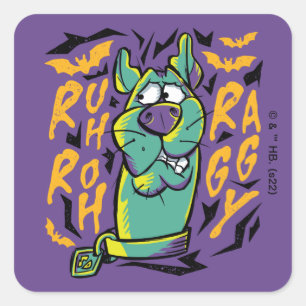 スクービードゥー   Ruh Roh Raggy スクエアシール