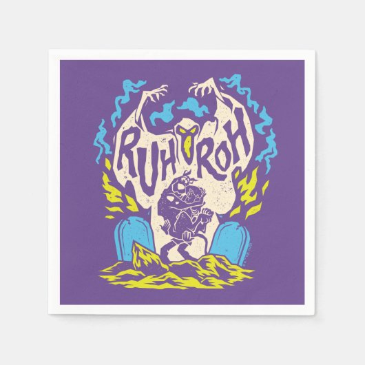 スクービードゥー | Ruh Roh Scooby & Shaggy スタンダードカクテルナプキン (正面)