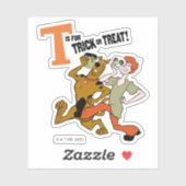 スクービードゥー | Tはトリックまたはトリート用 シール (シート)