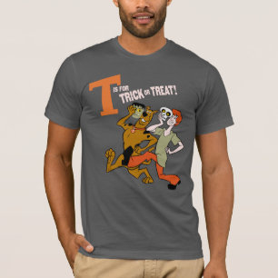 スクービードゥー Tはトリックまたはトリート用 Tシャツ