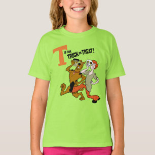 スクービードゥー Tはトリックまたはトリート用 Tシャツ