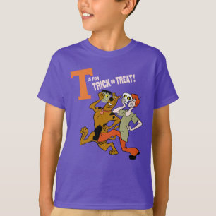 スクービードゥー Tはトリックまたはトリート用 Tシャツ
