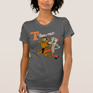 スクービードゥー Tはトリックまたはトリート用 Tシャツ