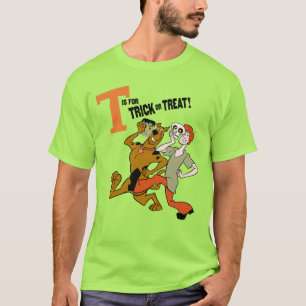 スクービードゥー Tはトリックまたはトリート用 Tシャツ