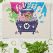 スクービードゥー | The Fearless Mystery Machine キッチンタオル (折り畳み)