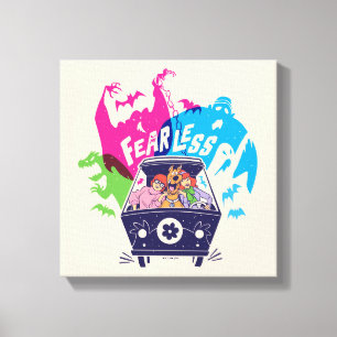 スクービードゥー   The Fearless Mystery Machine キャンバスプリント