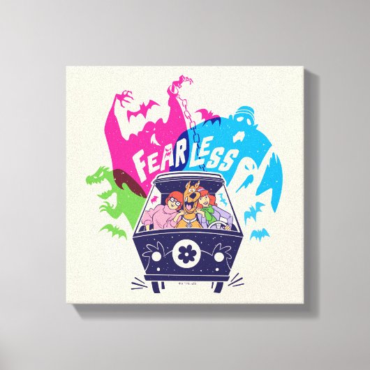 スクービードゥー | The Fearless Mystery Machine キャンバスプリント (正面)