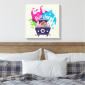 スクービードゥー | The Fearless Mystery Machine キャンバスプリント (インサイチュ (寝室))