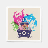 スクービードゥー | The Fearless Mystery Machine スタンダードカクテルナプキン (正面)