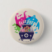 スクービードゥー | The Fearless Mystery Machine 缶バッジ (正面)