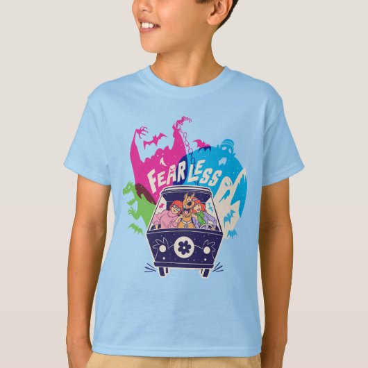 スクービードゥー | The Fearless Mystery Machine Tシャツ (正面)