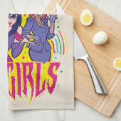 スクービードゥー | The Hex Girls キッチンタオル (四つ折り)