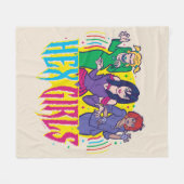 スクービードゥー | The Hex Girls フリースブランケット (正面(横))