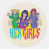 スクービードゥー | The Hex Girls ラウンドシール (正面)