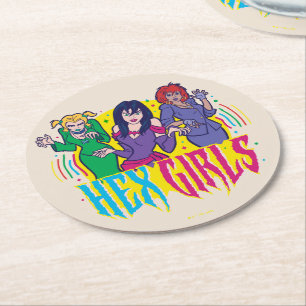 スクービードゥー The Hex Girls ラウンドペーパーコースター
