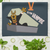 スクービードゥー | Vはヴァンパイアのためだ キッチンタオル (折り畳み)