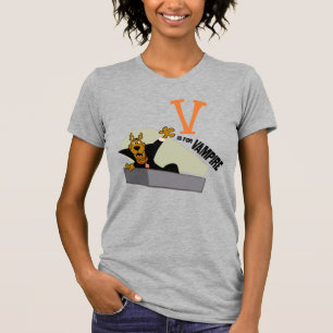 スクービードゥー   Vはヴァンパイアのためだ Tシャツ