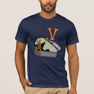 スクービードゥー   Vはヴァンパイアのためだ Tシャツ