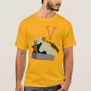 スクービードゥー   Vはヴァンパイアのためだ Tシャツ