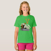 スクービードゥー | Vはヴァンパイアのためだ Tシャツ (正面フル)