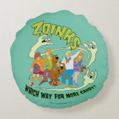 スクービードゥー | Zoinksキャンディを増やす方法は? ラウンドクッション (裏面)