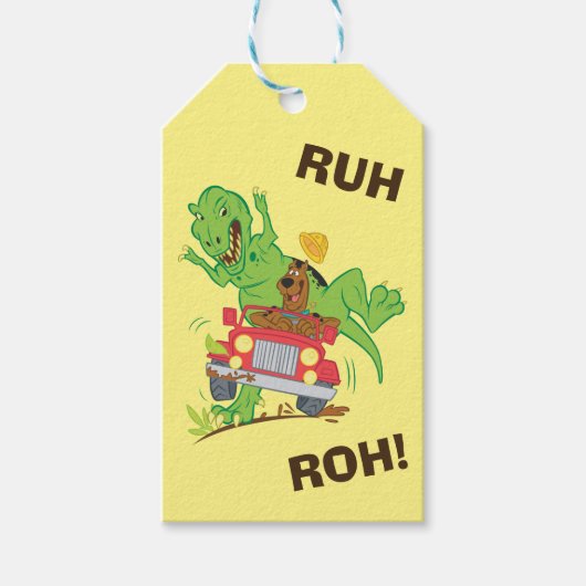 スクービードゥーTレックス攻撃 ギフトタグ (正面)