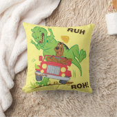 スクービードゥーTレックス攻撃 クッション (ブランケット)