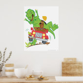 スクービードゥーTレックス攻撃 ポスター (キッチン)