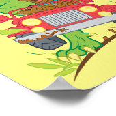 スクービードゥーTレックス攻撃 ポスター (角)