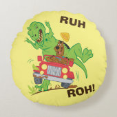 スクービードゥーTレックス攻撃 ラウンドクッション (正面)