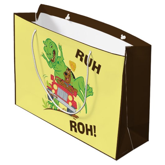 スクービードゥーTレックス攻撃 ラージペーパーバッグ (裏面アングル)