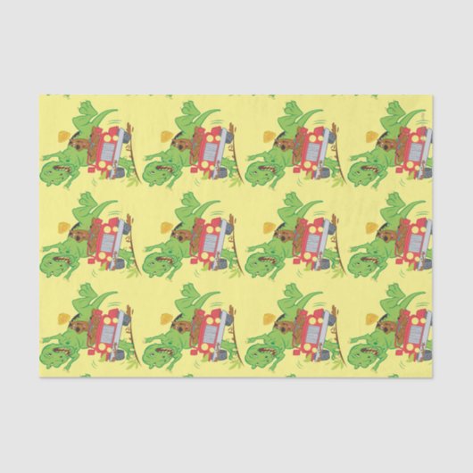 スクービードゥーTレックス攻撃 薄葉紙 (正面)