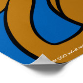 スクービードーとピザスライス ポスター (角)