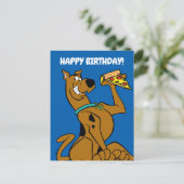 スクービードーとピザスライス ポストカード (スタンド正面)