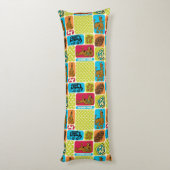 スクービードーの謎のパターン ボディピロー (裏面 (縦))