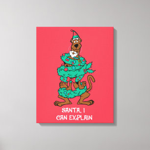 スクービードーイ包まれたンリース キャンバスプリント