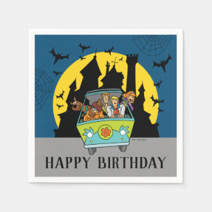 スクービードースプックタキュラハロウィーン誕生日 スタンダードカクテルナプキン