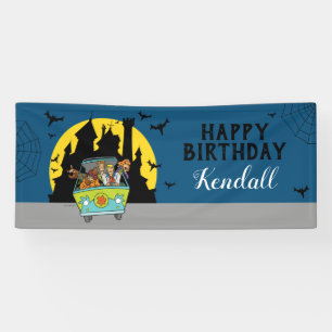 スクービードースプックタキュラハロウィーン誕生日 横断幕