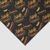 スクービードーホットドッグのネオンサイン 薄葉紙 (詳細)