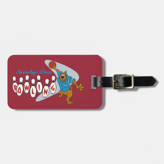 スクービードーボーリング ラゲッジタグ (正面横)