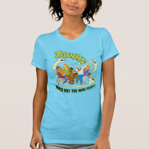 スクービードー もっとお菓子を作るにはどちらへ行く? Tシャツ