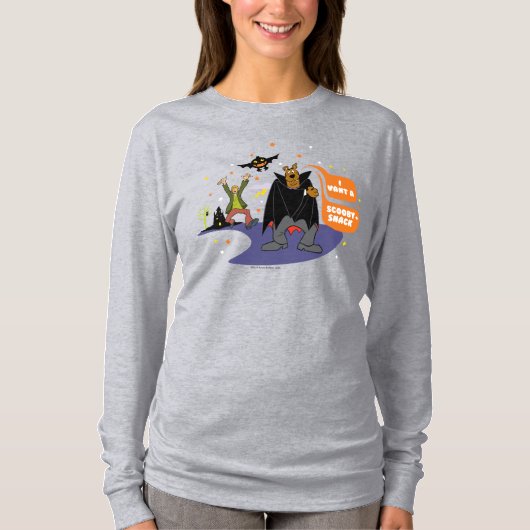 スクービードー|スクービー·スナックを食べる Tシャツ (正面)