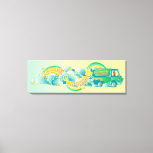 スクービードー  ミステリーマシン「ピザ用ブレーキ」 キャンバスプリント