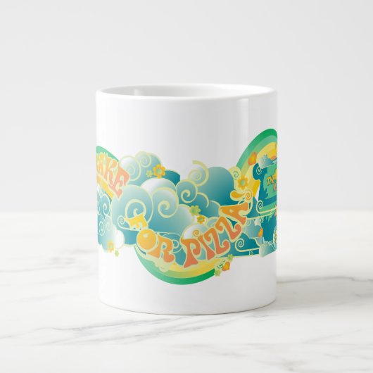 スクービードー |ミステリーマシン「ピザ用ブレーキ」 ジャンボコーヒーマグカップ (正面)