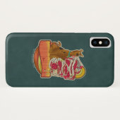 スクービードー |山積みのピザ「ミュンシー」のグラフィック Case-Mate iPhoneケース (裏面(横))