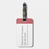 スクービードー | "Groovy集団"レトロ漫画 ラゲッジタグ (裏面縦)