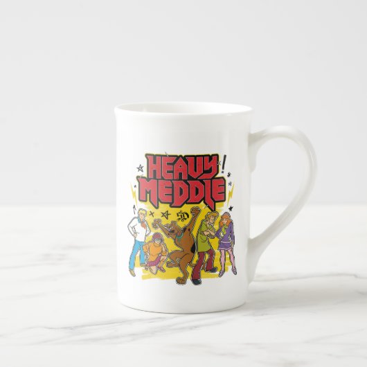 スクービードー | "Heavy Meddle"グラフィック ボーンチャイナマグカップ (右)