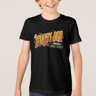スクービー・ドゥーのハロウィン スナック ロゴ トライブレンドTシャツ