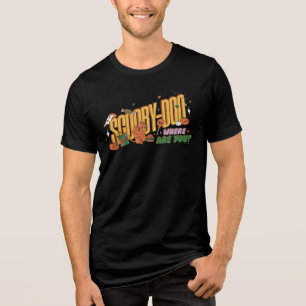 スクービー・ドゥーのハロウィン スナック ロゴ トライブレンドTシャツ